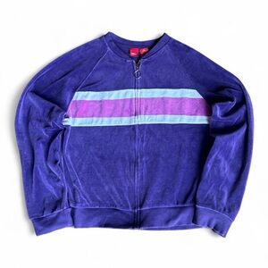 90’s Vintage Velour Track Jacket